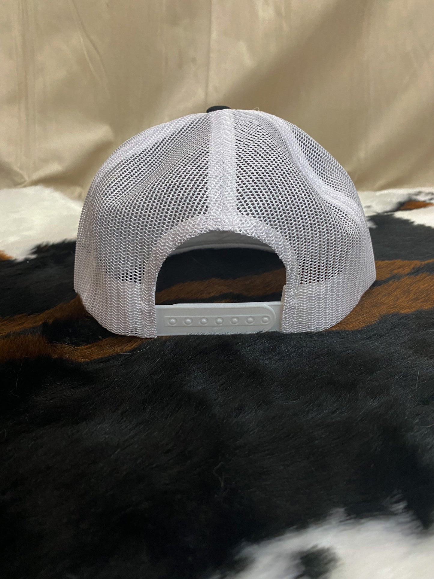 Black & Turquiose Crazy Ass Cattle Co. Truckers Hat