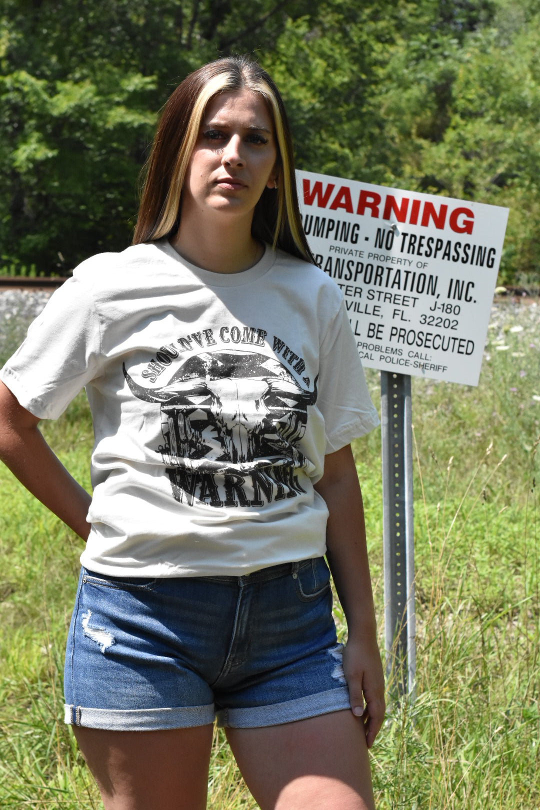 Should’ve Come With A Warning Graphic Tee